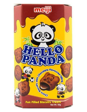 Meiji Hello Panda-Double Chocolate 50g <br> 明治熊貓雙重巧克力味
