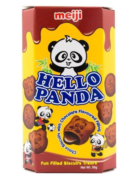 Meiji Hello Panda-Double Chocolate 50g <br> 明治熊貓雙重巧克力味