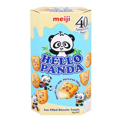 Meiji Hello Panda-Milk 50g <br> 明治熊貓牛奶味